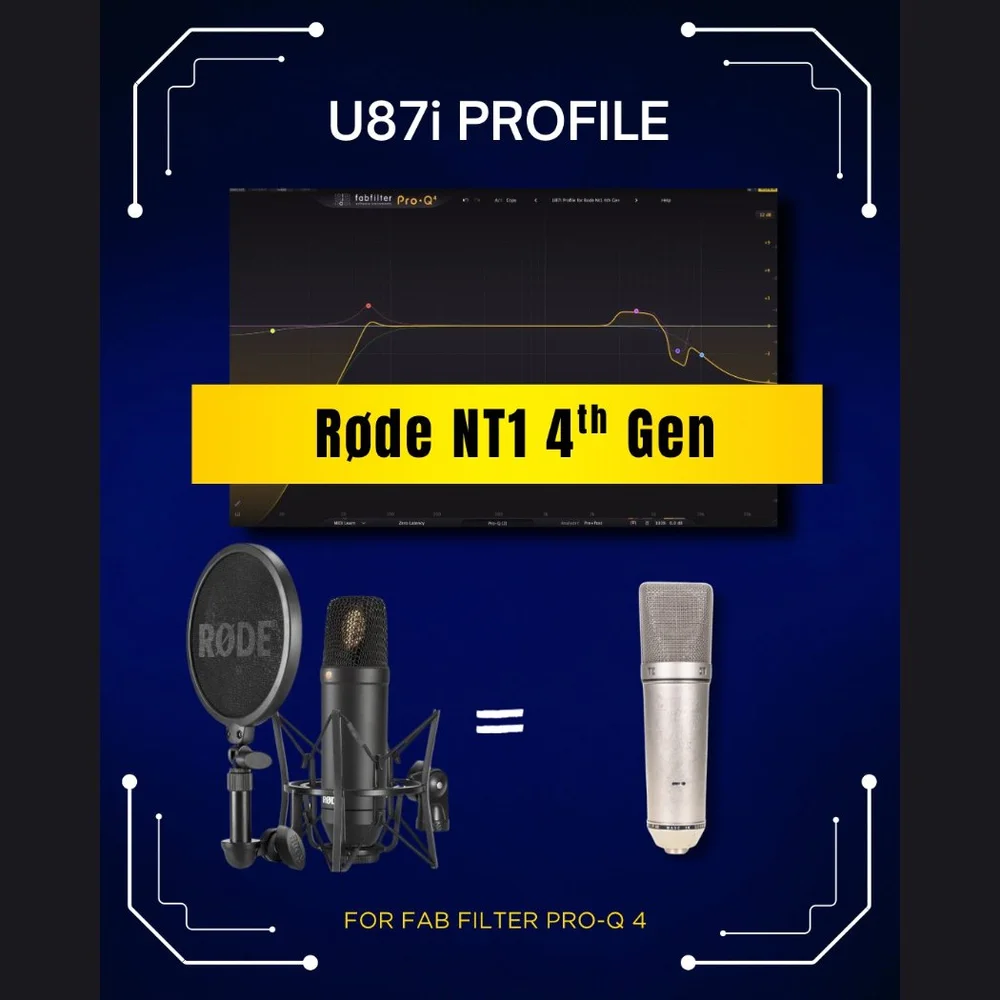Neumann U87i EQ Profile for Rode NT1 (4th Gen) — The Time